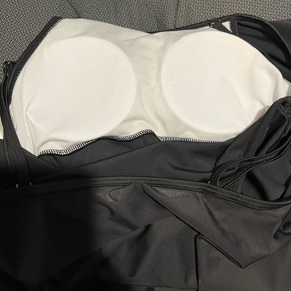 Jinyong Black Maternity one piece swimsuit Small NWT - Picture 10 of 12